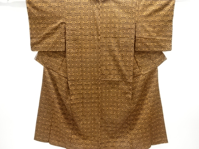 JAPANESE KIMONO / ANTIQUE COTTON AUTHENTIC KURUME KASURI HITOE KIMONO